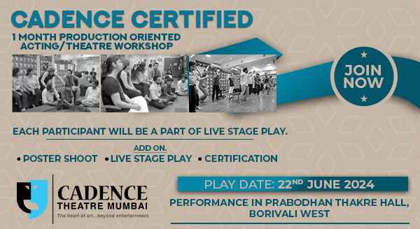 1 Month Play Production Oriented Certified Acting Theatre Course
